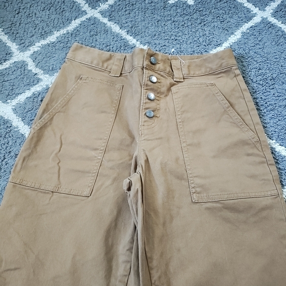 COLUMBIA “Holly Hideaway” Cotton Pants/Camel Brown/Straight Leg size 6 - Picture 6 of 12